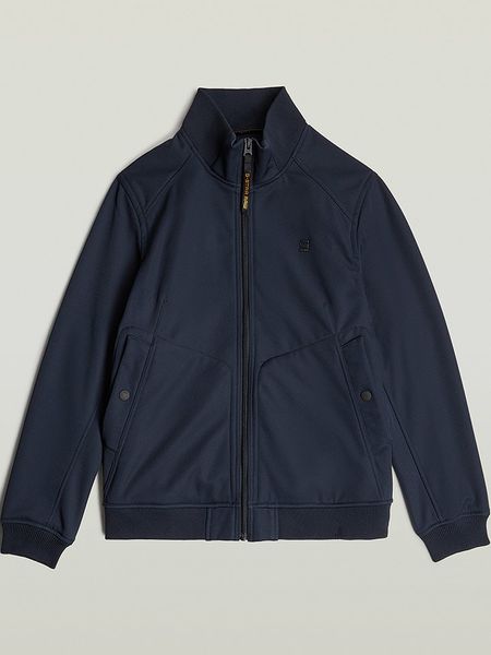 G-Star Kurtka softshellowa w kolorze granatowym rozmiar: M. Niebieskie kurtki outdoor męskie G-Star, m, bez wzorów, bez kaptura. Za 409.95 zł.