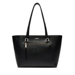 Torebka DKNY. Czarne torebki klasyczne damskie DKNY, bez wzorów, bez dodatków. Za 729.99 zł.