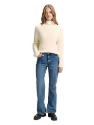 TOM TAILOR Denim Sweter w kolorze kremowym rozmiar: XL. Brązowe swetry klasyczne damskie Tom Tailor Denim, xl, z denimu, bez kołnierzyka. Za 100.28 zł.