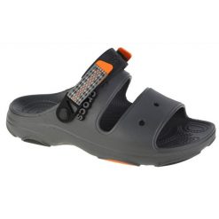 Sandały Crocs Classic All-Terrain Sandal M 207711-0DA szare. Szare sandały męskie z gumy, bez zapięcia. W wyprzedaży za 273.73 zł.