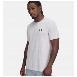 T-Shirt Męski Under Armour Koszulka Męska Sportowa Szybkoschnąca. Białe t-shirty męskie Under Armour, m, bez wzorów, bez kołnierzyka. Za 199.99 zł.