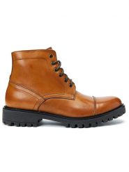 Frank Daniel Skórzane botki w kolorze jasnobrązowym rozmiar: 43. Brązowe buty zimowe męskie Frank Daniel, bez zapięcia. Za 404.99 zł.