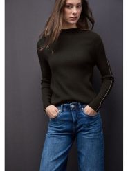 Street One Sweter w kolorze brązowym rozmiar: 38. Brązowe golfy damskie Street One, bez wzorów, bez ramiączek. Za 104.39 zł.