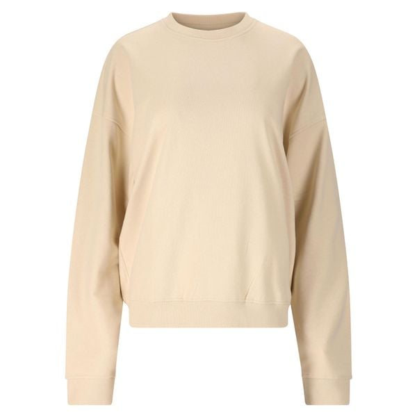 Bluza damska Athlecia Crecy. Białe bluzy bez kaptura damskie Athlecia, bez wzorów, z materiału, bez ramiączek, bez kaptura. Za 194.50 zł.