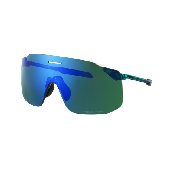 Rowerowe okulary przeciwsłoneczne S-PHYRE SL Ridescape Gravel , Green Sapphire. Zielone okulary przeciwsłoneczne damskie SHIMANO. Za 640.50 zł.