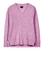 Herrlicher Sweter w kolorze różowym rozmiar: XL. Różowe swetry klasyczne damskie Herrlicher, xl, ze splotem, bez kołnierzyka. Za 127.35 zł.