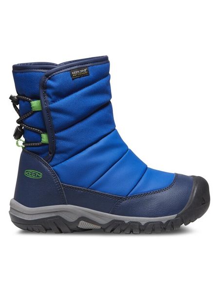 Keen Śniegowce Puffrider Wp 1027960-1 Niebieski. Niebieskie buty zimowe chłopięce Keen, z materiału, bez zapięcia. Za 269.99 zł.
