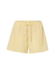 Marie Lund Damskie spodenki od piżamy Kobiety Bawełna biały|różowy w kratkę, L. Białe piżamy damskie Marie Lund, l, bez wzorów, z bawełny, bez ramiączek. Za 149.95 zł.