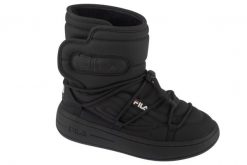 Buty turystyczne zimowe śniegowce damskie, Superbubble Boot. Czarne śniegowce damskie Fila, z materiału, przed kolano. Za 249.00 zł.