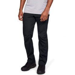 Spodnie turystyczne męskie Under Armour Enduro Storm. Czarne spodnie materiałowe męskie Under Armour, bez wzorów, z poliesteru. Za 207.00 zł.