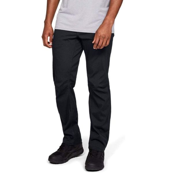 Spodnie turystyczne męskie Under Armour Enduro Storm. Czarne spodnie materiałowe męskie Under Armour, bez wzorów, z poliesteru. Za 207.00 zł.