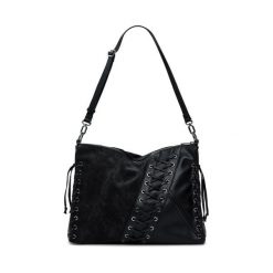 Torebka Desigual. Czarne torebki klasyczne damskie Desigual, bez wzorów, bez dodatków. Za 329.99 zł.
