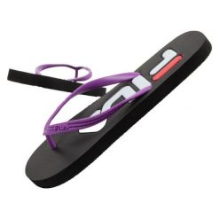 Japonki Fila Troy Slipper W FFW0005.83242 czarne. Czarne klapki damskie bez wzorów, z materiału, bez obcasa. Za 110.01 zł.