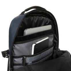 Plecak Eastpak Tecum M. Niebieskie plecaki damskie Eastpak, bez wzorów, z materiału, biznesowe. Za 468.50 zł.