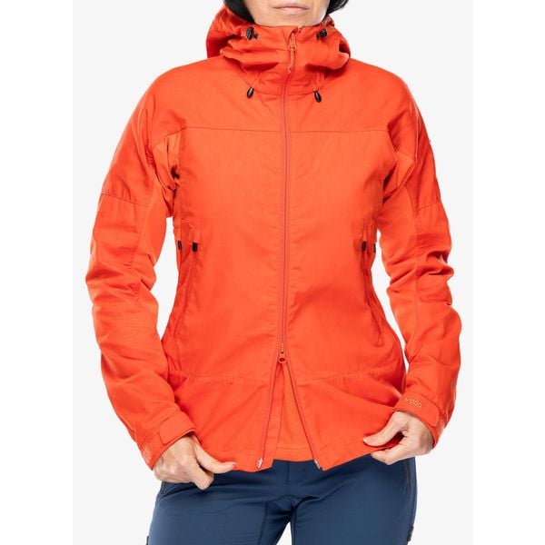 Kurtka górska damska Fjallraven Abisko Lite Trekking Jacket. Brązowe kurtki damskie Fjällräven, bez wzorów, bez kaptura. Za 949.99 zł.