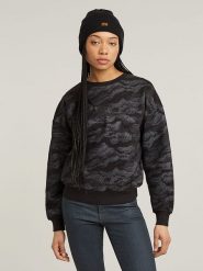G-Star Bluza w kolorze czarno-szarym rozmiar: XS. Czarne bluzy bez kaptura damskie G-Star, xs, z bawełny. Za 148.96 zł.