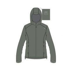 Damska kurtka wodoodporna CMP. Zielone kurtki damskie CMP, bez wzorów, z kapturem. Za 308.00 zł.