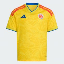 Dziecięca koszulka podstawowa Kolumbia 26. Żółte bluzki sportowe damskie Adidas, l, z dzianiny, bez kołnierzyka, bez ramiączek. Za 329.00 zł.