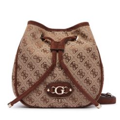 Torebka Guess. Brązowe torebki klasyczne damskie Guess, z aplikacjami, bez dodatków. Za 544.99 zł.