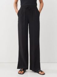 Someday. Spodnie w kolorze czarnym rozmiar: 36. Czarne spodnie materiałowe damskie Someday, bez wzorów, z materiału. Za 187.99 zł.