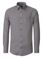 CASAMODA Koszula - Comfort fit - w kolorze niebiesko-pomarańczowo-białym rozmiar: 4XL. Białe koszule męskie CASAMODA, xl, bez wzorów, z bawełny, bez kołnierzyka, bez ramiączek. Za 70.99 zł.