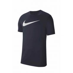 Koszulka męska Nike Dri-FIT Park. Niebieskie t-shirty sportowe męskie Nike, m, z materiału, bez ramiączek, do piłki nożnej, dri-fit (nike). Za 108.99 zł.