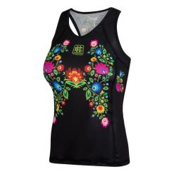 Koszulka sportowa damska bez rękawów Tank top EXTREME HOBBY FOLK. Czarne bluzki sportowe damskie EXTREME HOBBY, xl, bez wzorów, z elastanu, bez ramiączek. Za 139.00 zł.