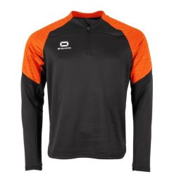 Bluza dresowa 1/4 zip Stanno Bolt. Brązowe bluzy sportowe damskie STANNO, xl, bez wzorów, z dresówki, bez ramiączek, bez kaptura. Za 249.50 zł.