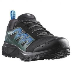 Buty trekkingowe męskie Salomon Wander Gtx. Czarne buty trekkingowe męskie Salomon, z materiału, bez zapięcia, trekkingowe. Za 499.99 zł.