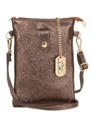 Anna Morellini Skórzana torebka "Erica" w kolorze brązowym - 14 x 21 x 1 cm rozmiar: onesize. Brązowe torebki klasyczne damskie Anna Morellini, bez wzorów, z materiału, bez dodatków. Za 173.99 zł.