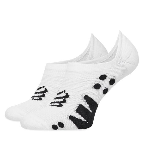 Stopki Compressport. Białe skarpetki damskie Compressport, bez wzorów. Za 39.99 zł.