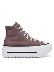 Converse Trampki Chuck Taylor All Star Lift Double Stack A20560C Brązowy. Brązowe trampki i tenisówki damskie Converse, bez wzorów, z materiału. Za 419.99 zł.