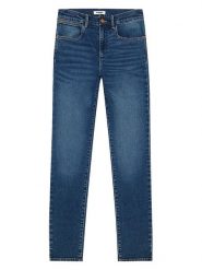 Wrangler Dżinsy - Skinny fit - w kolorze niebieskim rozmiar: W31/L34. Niebieskie jeansy damskie Wrangler, z podwyższonym stanem. Za 158.10 zł.