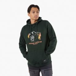 Bluza z kapturem Męska Swedemount Forest Hood. Zielone bluzy z kapturem męskie SWEDEMOUNT, m. Za 199.99 zł.