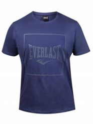 Koszulka Męska Everlast T-Shirt Sportowa Bawełniana. Niebieskie t-shirty męskie Everlast, l, bez wzorów, z bawełny, bez kołnierzyka. Za 79.00 zł.