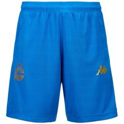 Short Deportivo La Corogne Mixiozip Pro 2025/26. Niebieskie szorty męskie Kappa, bez wzorów, z materiału, sportowe. Za 276.50 zł.
