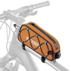 Torba rowerowe na ramę 0,7l wodoodporna. Zielone torebki klasyczne damskie ROCKBROS, bez wzorów, z materiału, bez dodatków. Za 249.99 zł.