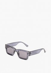 Szare Prostokątne Okulary Przeciwsłoneczne z Filtrem UV Elledenira. Szare okulary przeciwsłoneczne męskie Born2be, z jeansu, prostokątne. Za 29.99 zł.