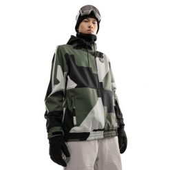 Kurtka snowboardowa męska W1 Corbet. Zielone kurtki męskie SIROKO, l, bez wzorów, z softshellu, bez kaptura, narciarskie. Za 844.00 zł.