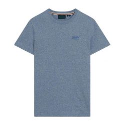 Koszulka z bawełny organicznej Superdry Essential. Czerwone szorty męskie Superdry., bez wzorów, z bawełny, klasyczne. Za 127.60 zł.