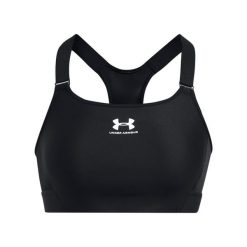 Biustonosz dla kobiet Under Armour HeatGear®. Białe biustonosze sportowe damskie Under Armour, bez wzorów. Za 285.99 zł.