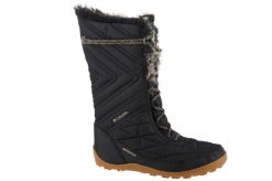 Śniegowce turystyczne damskie Columbia Minx Mid III. Czarne obuwie trekkingowe damskie Columbia, z materiału. Za 566.99 zł.