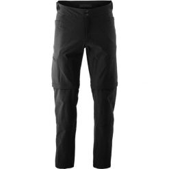 Spodnie z odpinanymi nogawkami Gonso Adventure. Czarne spodnie sportowe męskie Gonso, z materiału. Za 681.00 zł.
