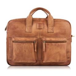 Torba skórzana na laptopa PAOLO PERUZZI AV-01-CG koniakowa. Torby na laptopa damskie Paolo Peruzzi, bez wzorów, ze skóry. Za 429.99 zł.