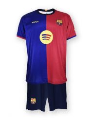 FC Barcelona komplet koszulka spodenki junior Home FCB 2024/25 Lewandowski. Niebieskie bluzki sportowe damskie FC Barcelona, l, z bawełny, bez kołnierzyka, bez ramiączek. Za 159.90 zł.