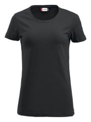 Clique Carolina S/S — Damska koszulka z okrągłym dekoltem i stretch – black. Czarne t-shirty damskie CLIQUE, s, bez wzorów, z bawełny, bez kołnierzyka. Za 109.83 zł.