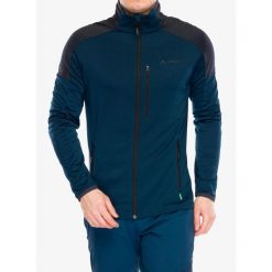 Bluza polarowa męska Vaude Elope Fleece Jacket II. Niebieskie bluzy bez kaptura męskie Vaude, m, z polaru. Za 585.70 zł.