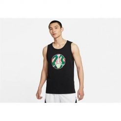 Koszulka sportowa męska Nike Air Jordan Sport Dna. Czarne t-shirty sportowe męskie Nike, m, z bawełny, bez ramiączek, na fitness i siłownię. Za 209.99 zł.