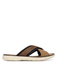 Bugatti Klapki 315-A32861469 Beżowy ciemny. Brązowe klapki i japonki męskie Bugatti, ze skóry. Za 169.99 zł.