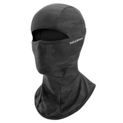Czapka ROCKBROS na lato - Ochrona UV, Oddychająca. Czarne czapki męskie ROCKBROS, na lato, bez wzorów, z materiału, sportowe. Za 59.60 zł.